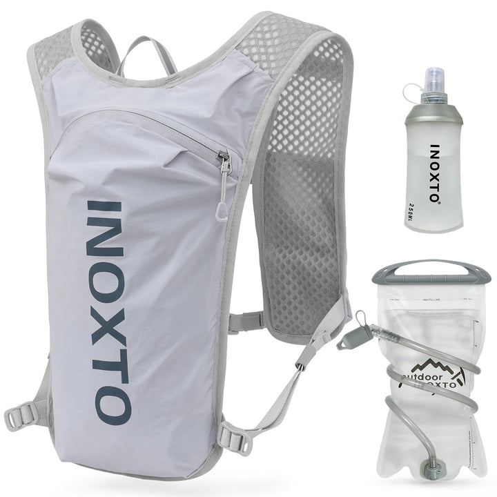 INOXTO Sport Wasserbeutel Weste Mit 1.5l Trinkblasen Running Weste Rucksack FüR Outdoor Wandern Trai