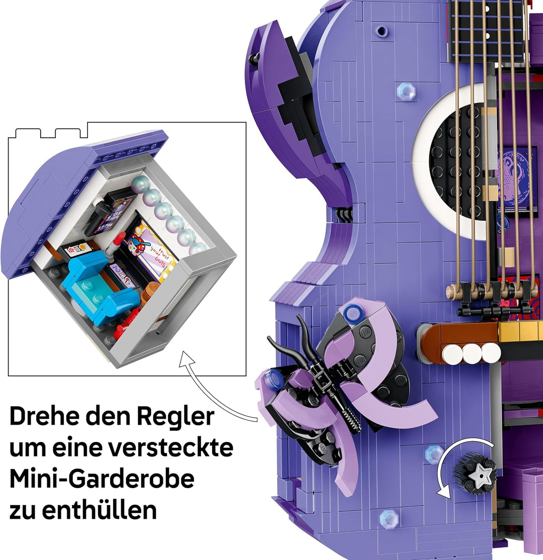 LEGO Editions Olivia Rodrigos Gitarre - 3D Modellbau mit 2 Minifiguren, Sternen &amp; Schmetterlingen -