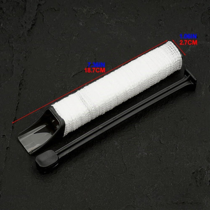 Hirisi Tackle PVA Netz mit Stössel, 5M Rolle für Karpfenangeln, 18/25/37mm Breite, für schnell lösen