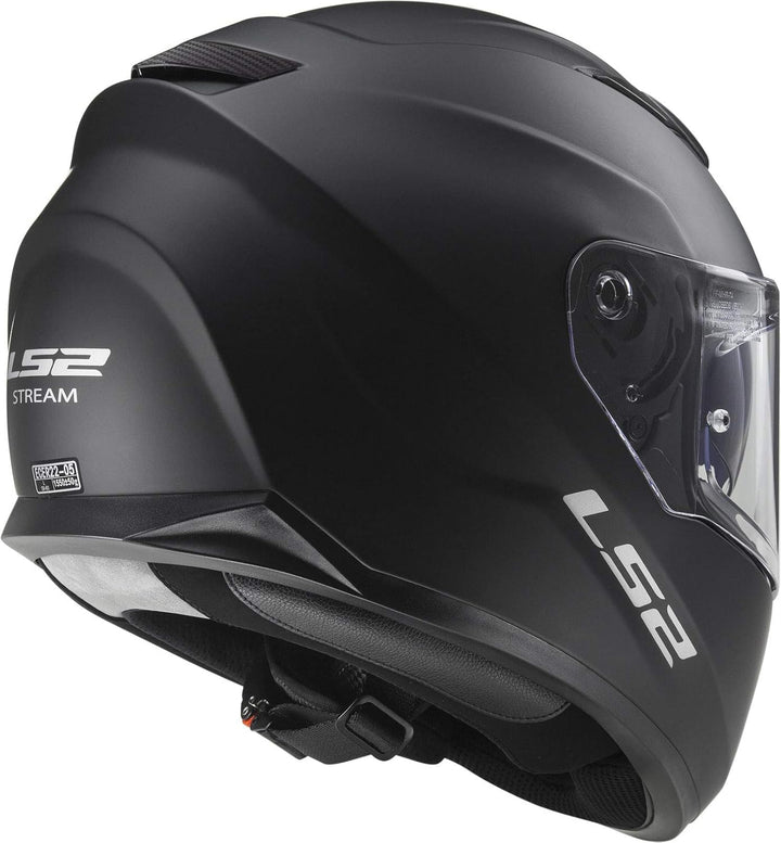 LS2 Motorradhelm STREAM EVO Mat, Schwarz mat, Grösse M M Schwarz mat, M Schwarz mat