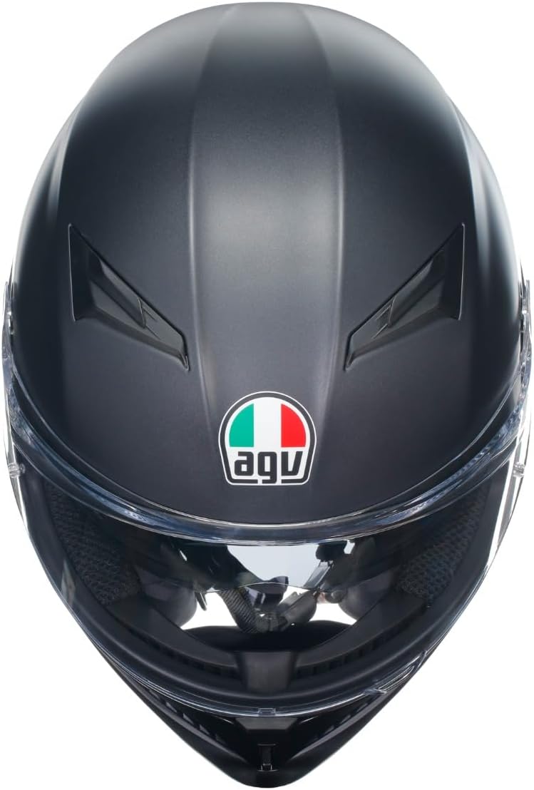 AGV - K3 E2206 MPLK Motorradhelm, Herren Integralhelm, ECE Vollvisierhelm mit Schweissabsorption, Sp