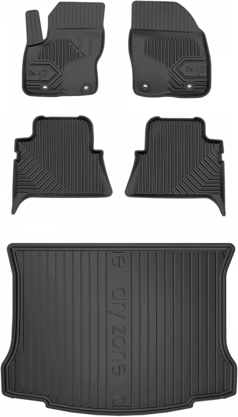 Satz Fussmatten und Gummimatte für Ford Kuga I 2008-2012