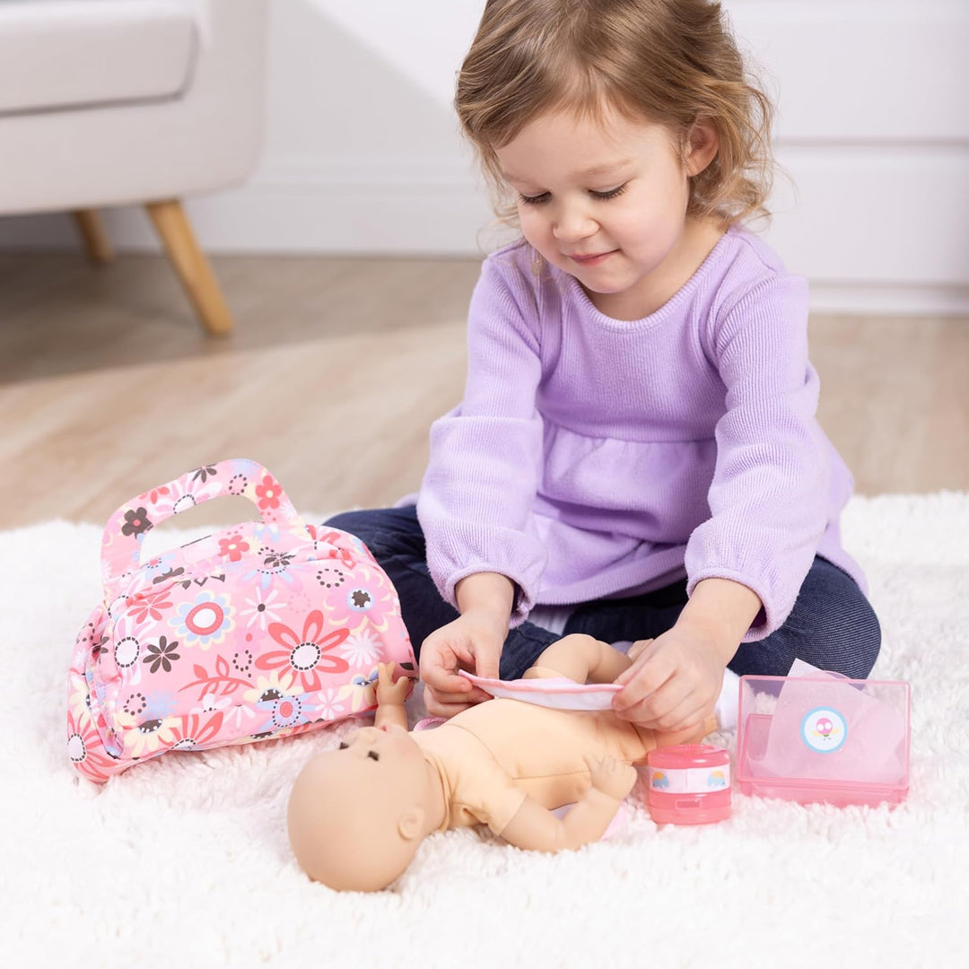 Melissa & Doug 4889 Doll Nappy Bag Set (English Only) Standardverpackung, Standardverpackung