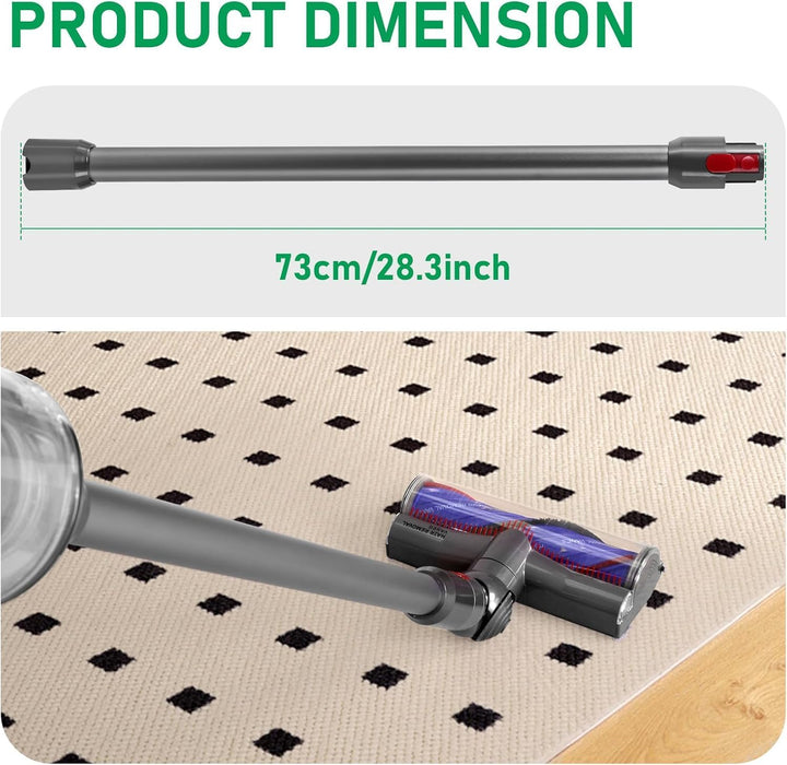 Vakuum-Verlängerungsrohr Stab für Dyson V7 V8 V10 V11 V15 Stick Staubsauger, Schnellspannstab Ersatz