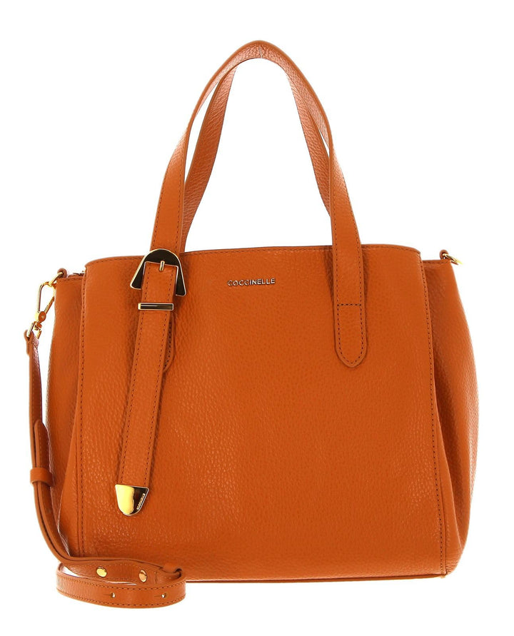Coccinelle Gleen Handbag Grained Leather Paprika