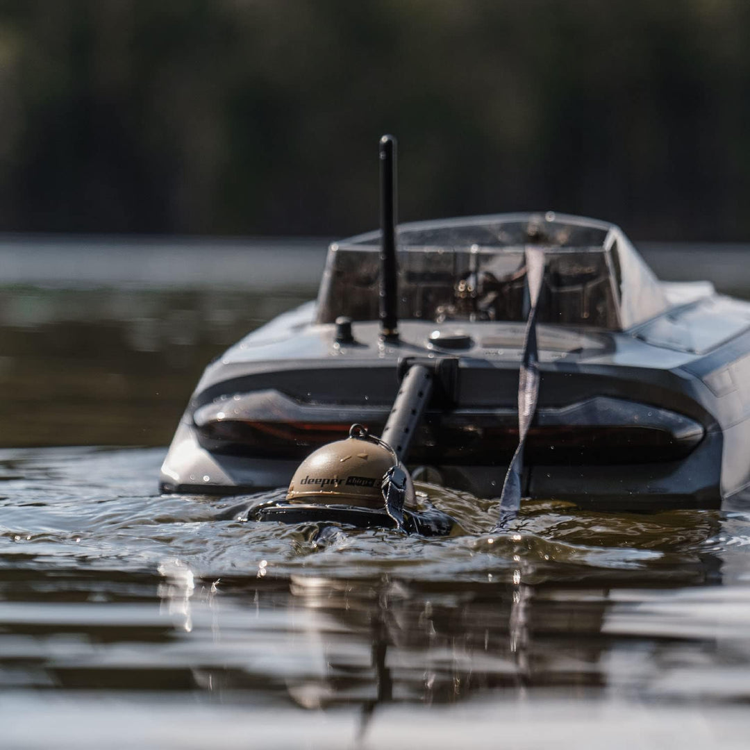 Deeper Sonarhalterung für Futterboote, Zubehör für das Karpfenangeln mit Futterboot, kompatibel mit