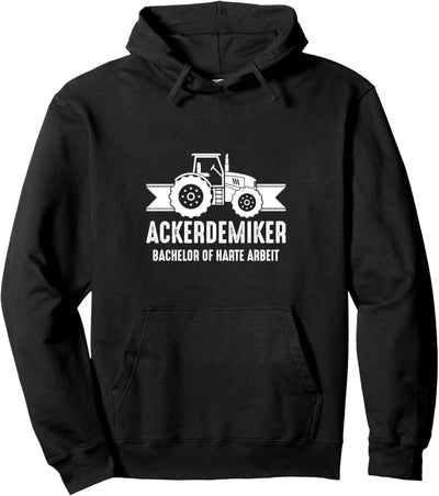 Bauer Geschenk Trecker Ackerdemiker Bachelor of harte Arbeit Pullover Hoodie