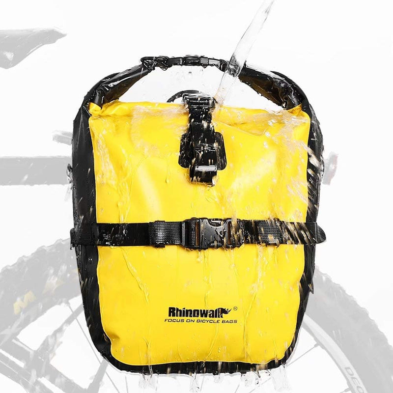 Rhinowalk 20L Fahrradtasche Wasserdicht Gepäckträgertasche Fahrrad Gepäckträger Seitentaschen Rollto