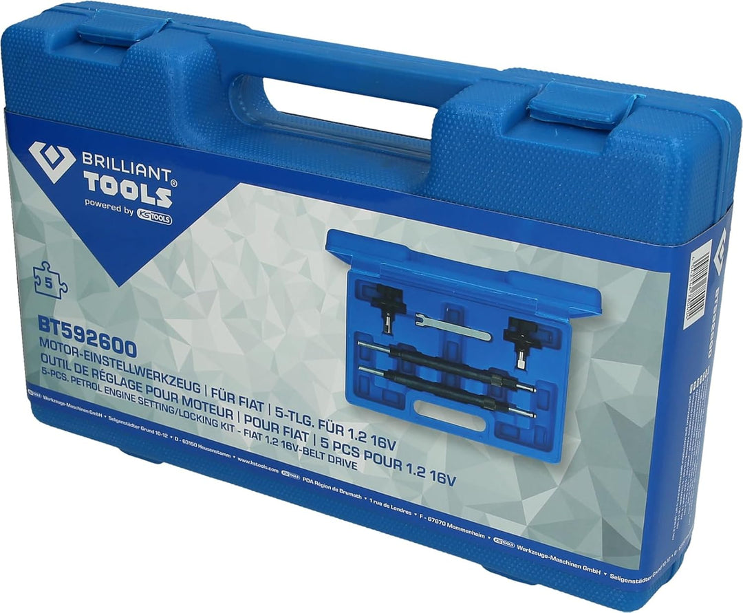 BRILLIANT TOOLS BT592600 Motor-Einstellwerkzeug-Satz für Fiat 1.2 16V [Powered by KS TOOLS]
