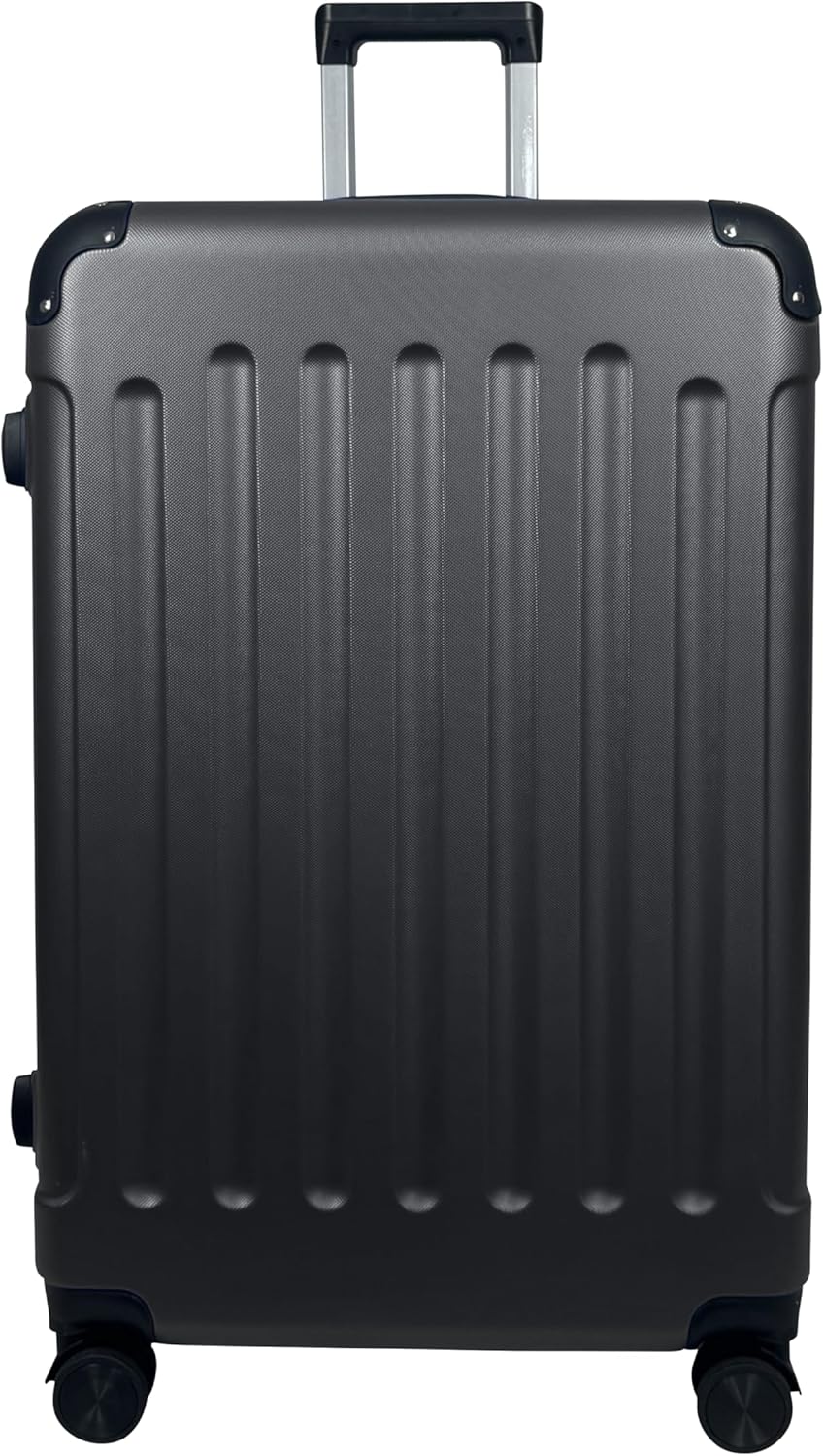 MY TRAVEL BAG Hartschalen-Koffer Reisekoffer ABS Koffer Trolley (Handgepäck-Mittel-Gross-Set) 4 Dopp