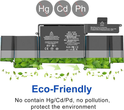 Exmate A1582 Replacement Battery for MacBook Pro 13" Retina A1502 (2015 Version) ME864 ME865 MF839LL