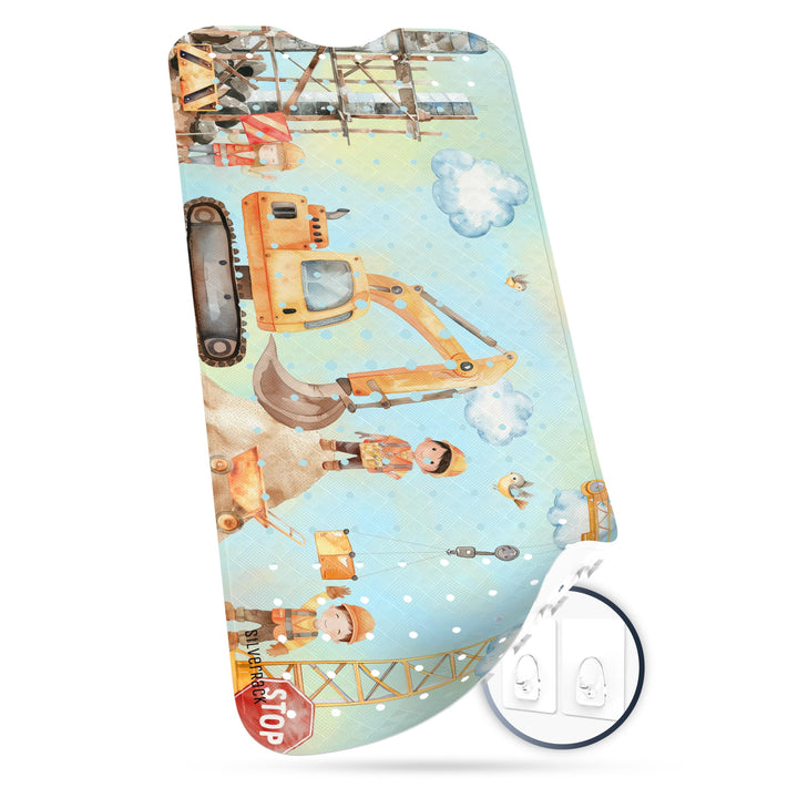 Badewannenmatte Kinder rutschfest [100x40cm] - Antirutschmatte Badewanne BPA frei - Badematte Kinder