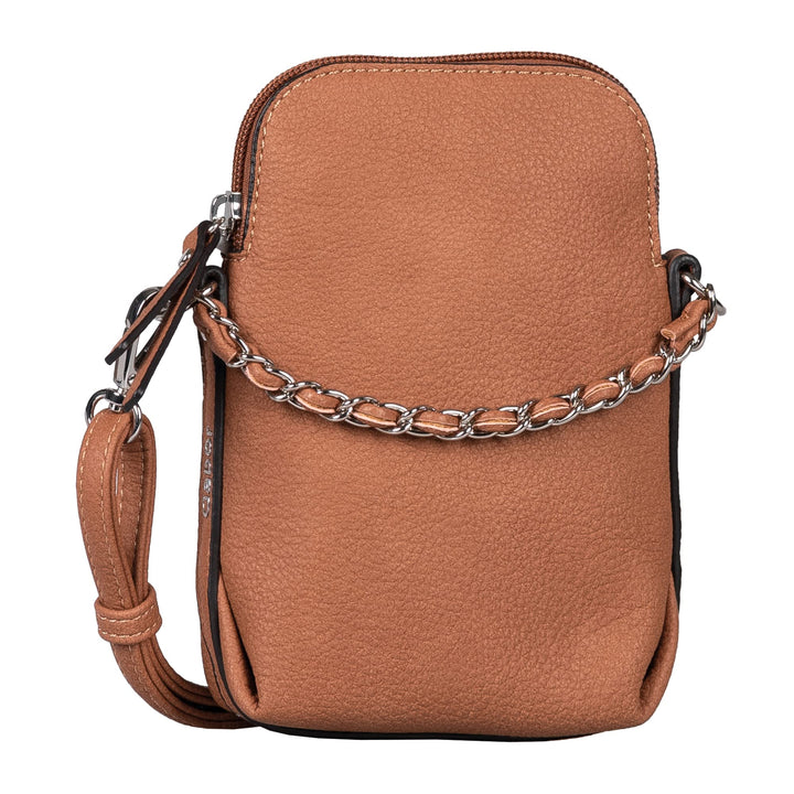 Gabor bags Valentine Damen Handytasche Umhängetasche Cognac, Cognac