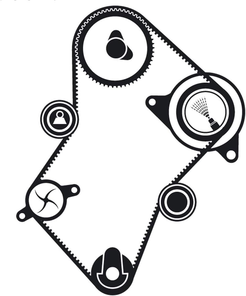 SKF VKMC 03244 Spannrollensatz inkl. Wasserpumpe