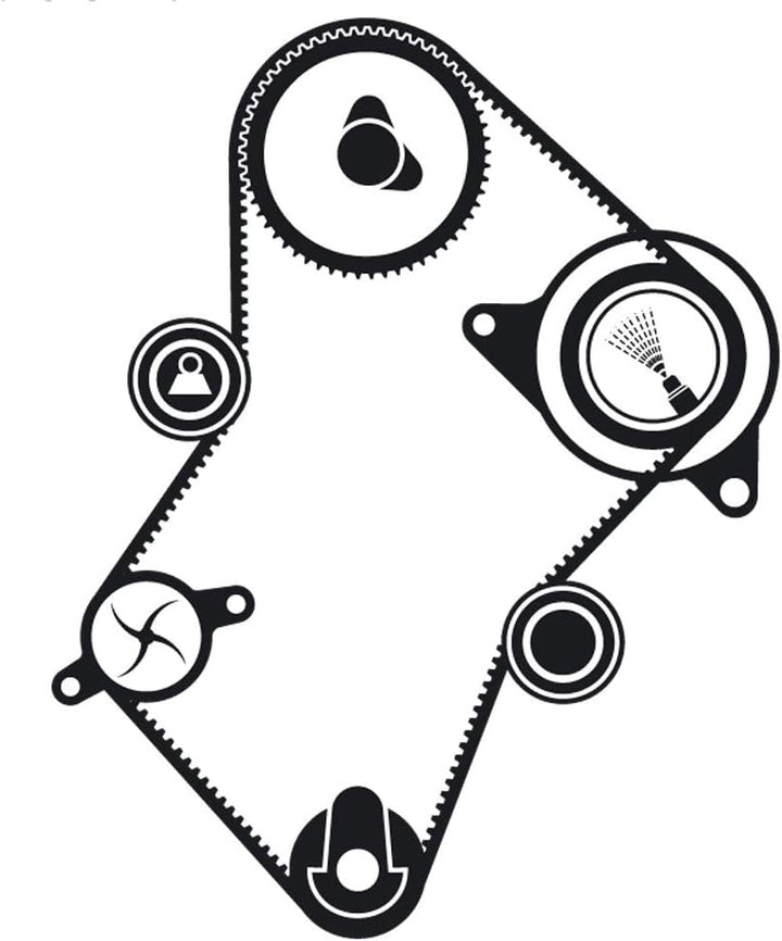 SKF VKMC 03244 Spannrollensatz inkl. Wasserpumpe