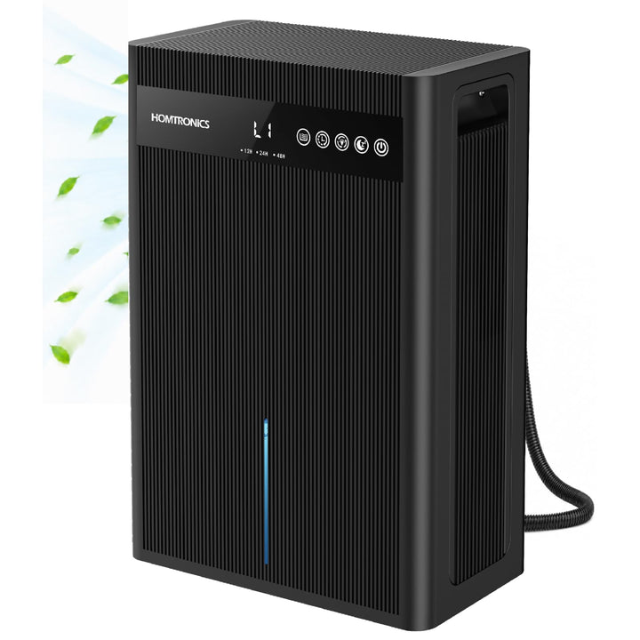 Luftentfeuchter Elektrisch 3000ML, 12-84 Stunden Timer Schwarz, Schwarz