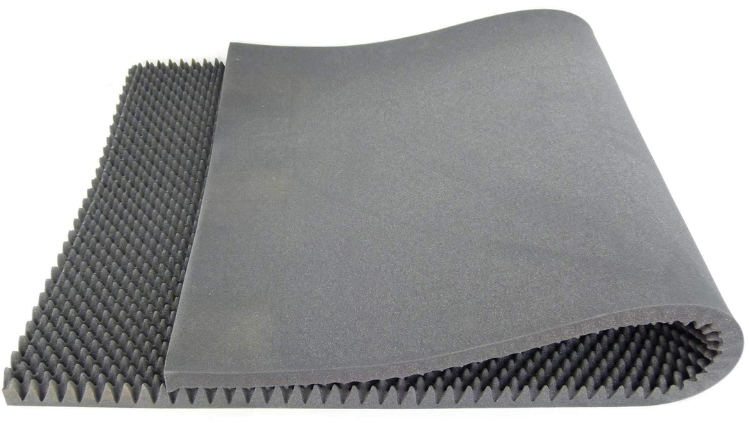 2 qm Adam Hall Hardware 019450 - Noppenschaumstoff Pyramidenschaumstoff Akustikschaumstoff Dämmschau