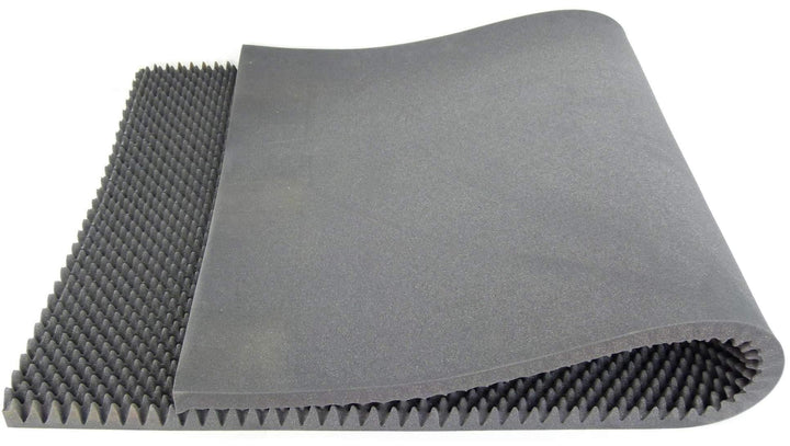 2 qm Adam Hall Hardware 019450 - Noppenschaumstoff Pyramidenschaumstoff Akustikschaumstoff Dämmschau