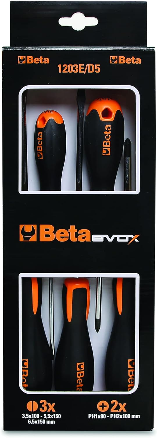 1203E/D8P-JUEGO 8 DESTORNILLADORES EVOX