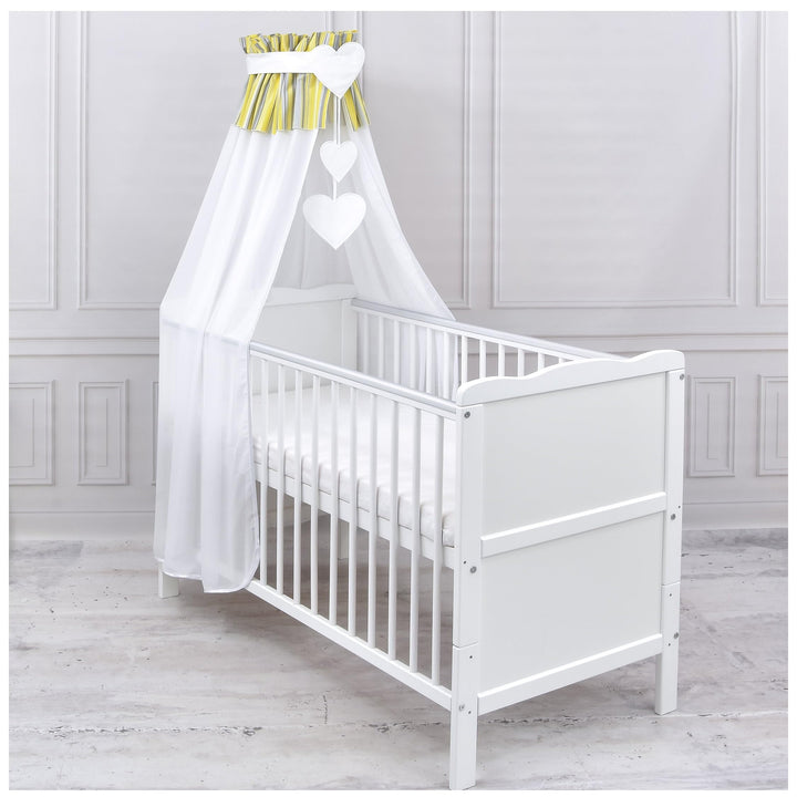 Generisch Baby Delux Babybett Himmel Betthimmel Chiffon Baldachin für Babybett Kinderbett Wiege Stub