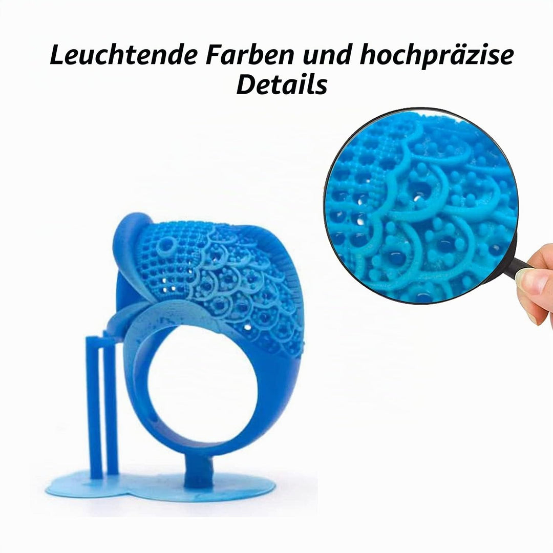 Siraya Tech Cast Giessbares 3D Drucker Resin (True Blue, 1kg) Richtig Blau 1000g, Richtig Blau 1000g