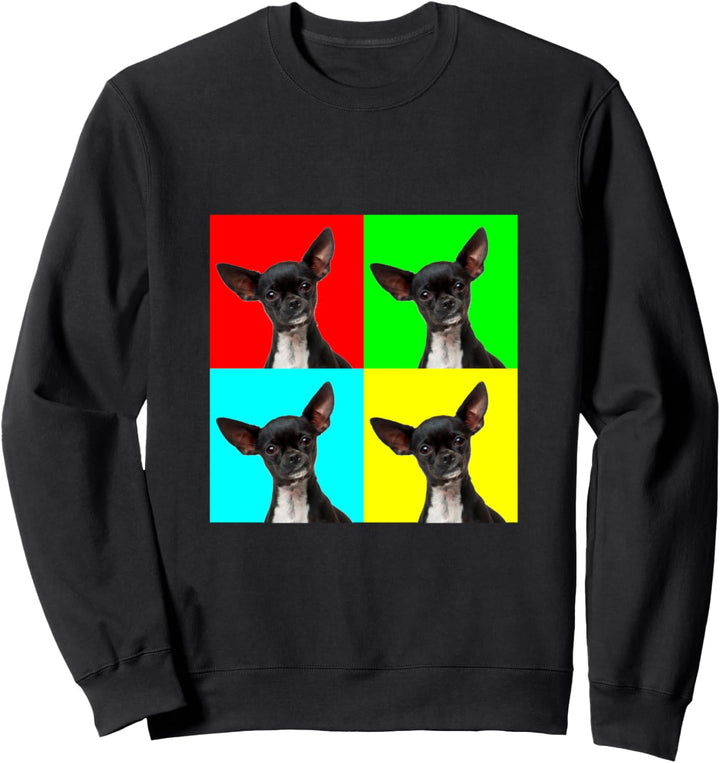 Pop Art Dog Chihuahua Sweatshirt
