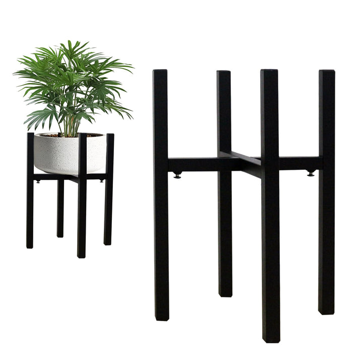 Generisch Blumenständer, verstellbarer Metall Pflanzenständer, Innen und Aussen Wohnzimmer Ecke mit