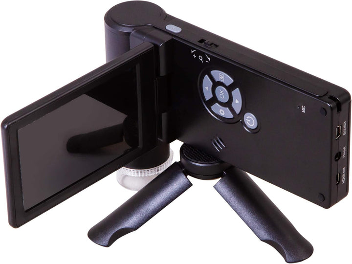 Levenhuk DTX 700 Mobi Kabelloses Tragbares Digitalmikroskop mit 10- bis 1200-Fachem Zoom, Windows- u