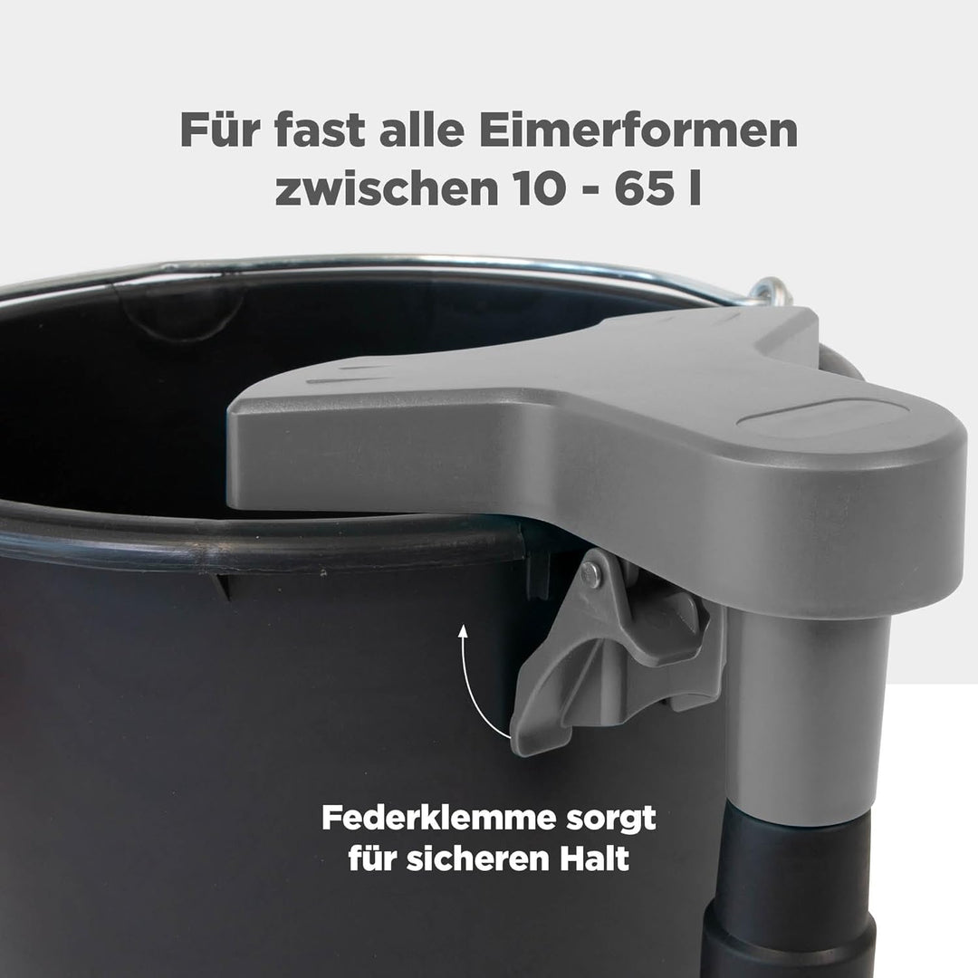 blizz-z Absaugkralle mit Saugadapter | staubfreies Einfüllen und Anrühren in Eimern (10-65 Liter) |