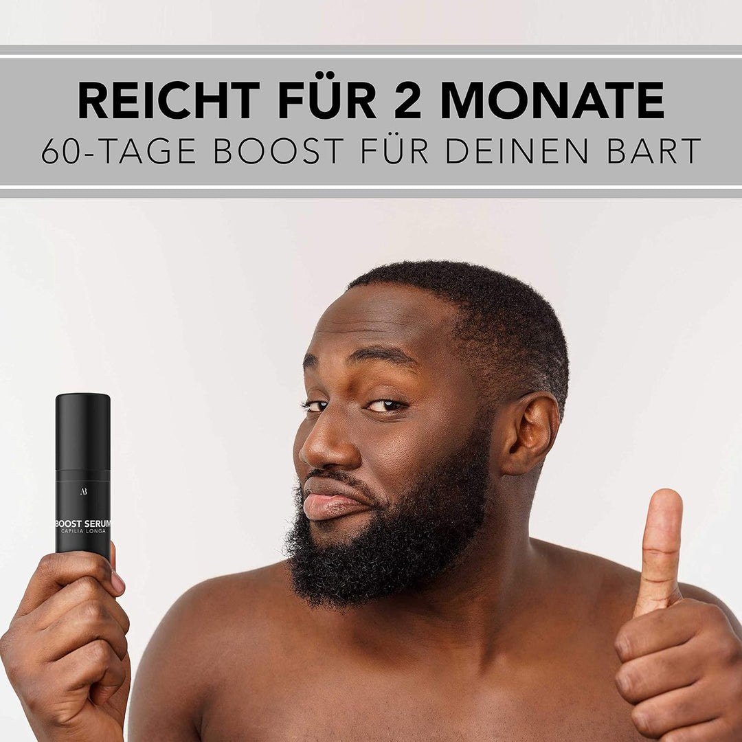 Anthony Brown® Bartwuchsmittel Männer - belegte Wirkung durch Capilia Longa für mehr Bartwuchs - Bar