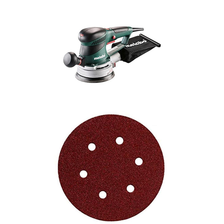 metabo Exzenterschleifer SXE 450 TurboTec - Mit patentierter Duo-Schwingkreisverstellung, Vario (V)-