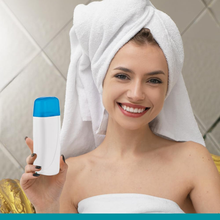 ANYSKIN EPILATION KIT> ROLLER WAX WARMER + 3 ROLLER NACHFÜLLUNGEN + ANYSKIN NACH WAX + 100 EPILATION