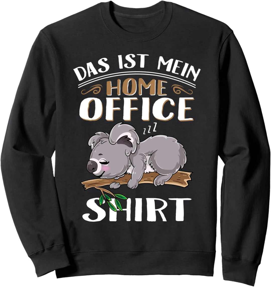 Das ist mein Home Office Shirt Koala Sweatshirt
