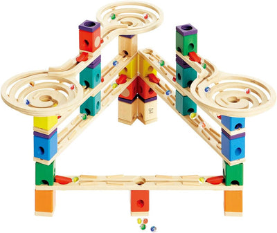 Hape E6009 - Quadrilla Vertigo, Kugelbahn, Konstruktionsspielzeug, aus Holz, ab 4 Jahren & 6022 - Kl