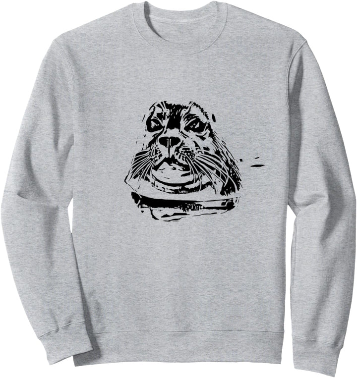 Seerobben Motiv Seehunde Seelöwen Tiermotiv Design Robben Sweatshirt