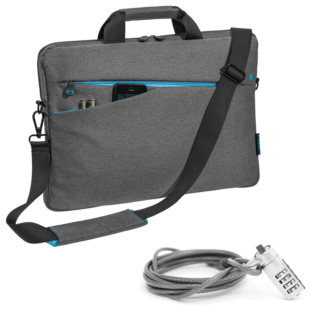 PEDEA Laptoptasche Fashion Notebook-Tasche Umhängetasche mit Schultergurt inkl. Notebookschloss 15,6