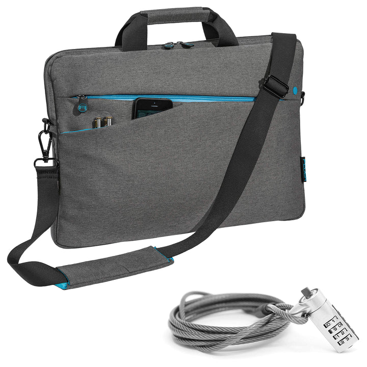 PEDEA Laptoptasche Fashion Notebook-Tasche Umhängetasche mit Schultergurt inkl. Notebookschloss 15,6