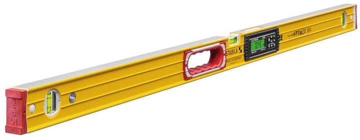 STABILA Elektronische Wasserwaage TECH 196, 122 cm, 2 Digital-Displays, Messbereich: 0° – 360° (4 x