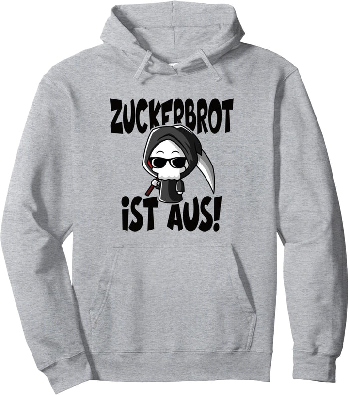 Zuckerbrot Ist Aus Geduldsfaden Lustiger Spruch Damen Pullover Hoodie