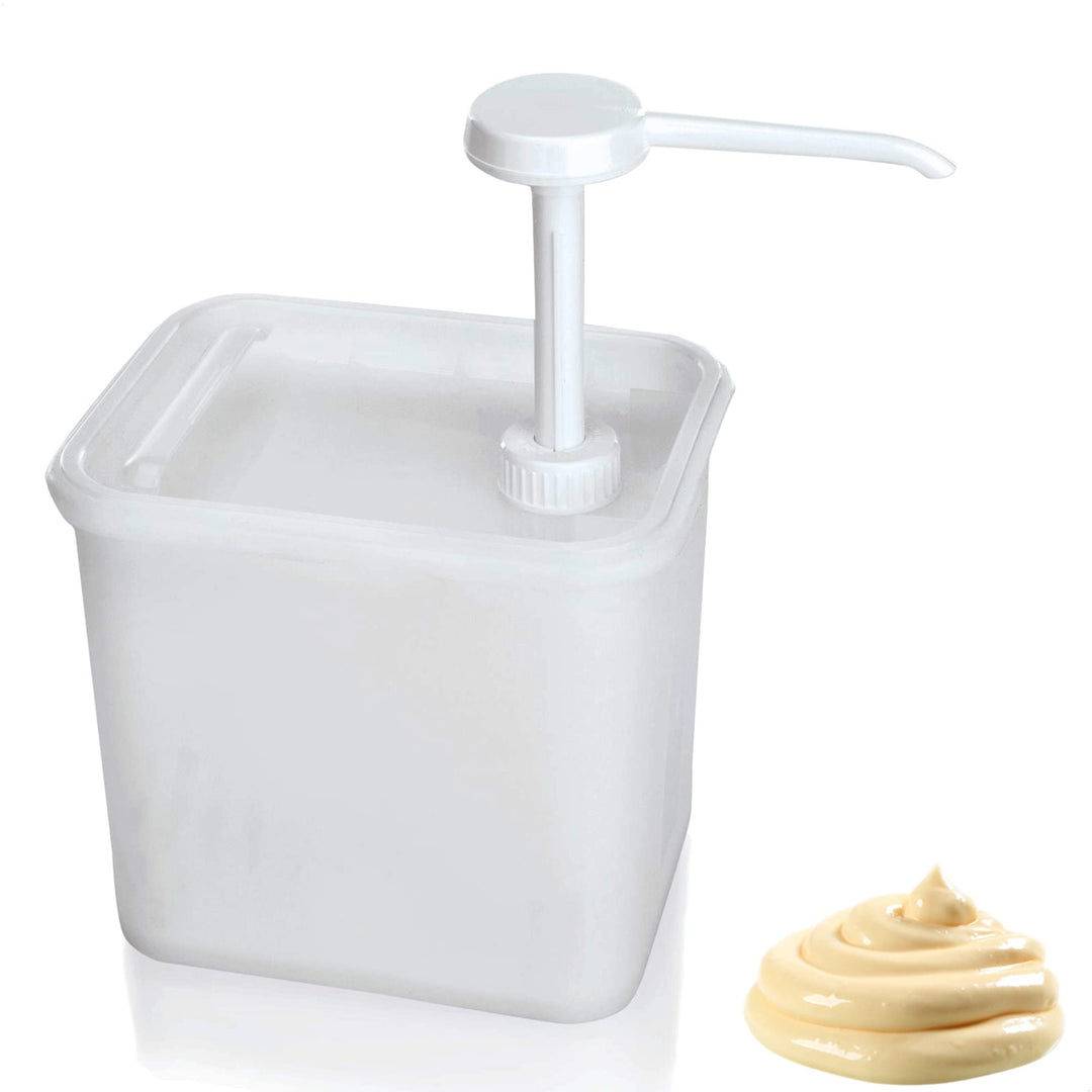 Kerafactum Pumpspender Pumpe Spender Saucenspender 3 Liter System Dispenser Spendersystem Dosiersyst
