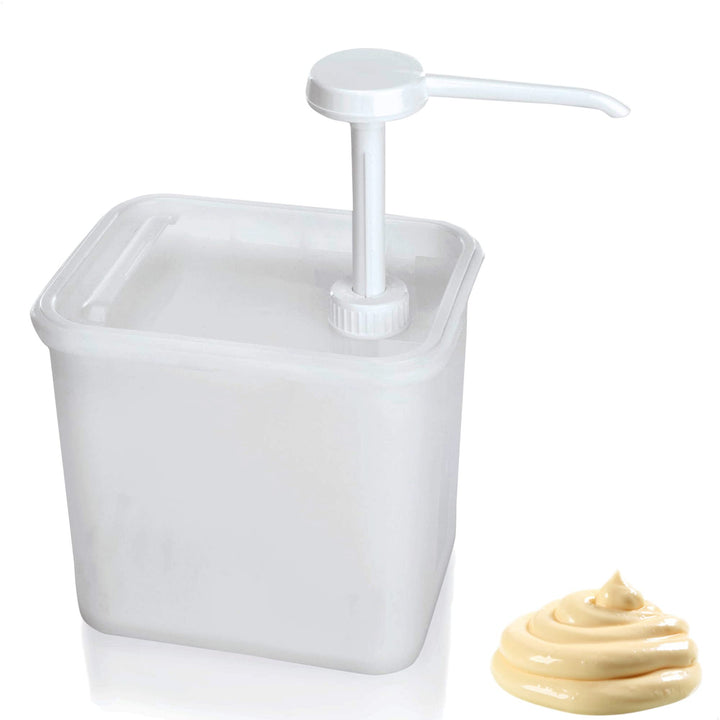 Kerafactum Pumpspender Pumpe Spender Saucenspender 3 Liter System Dispenser Spendersystem Dosiersyst