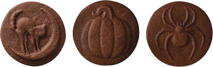 Nordic Ware Halloween Cookie Stamps (3er Set), stabiles Aluguss Keksstempel Set, Cookie Press Set Ma