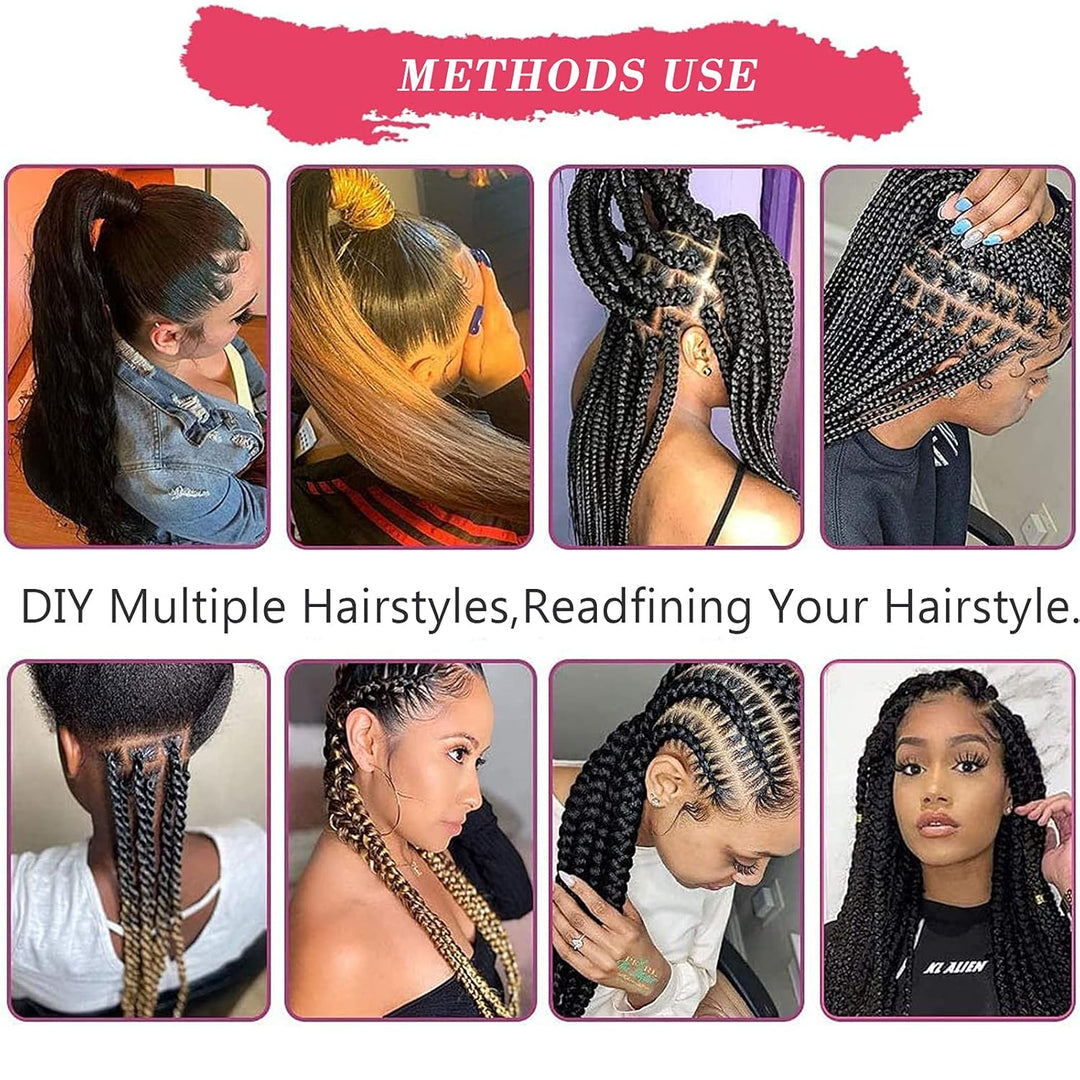 EZ Braid Pre Stretched Braiding Hair,8Packs-26 Zoll EZ Braid Professionelles Haar Yaki Texture Synth
