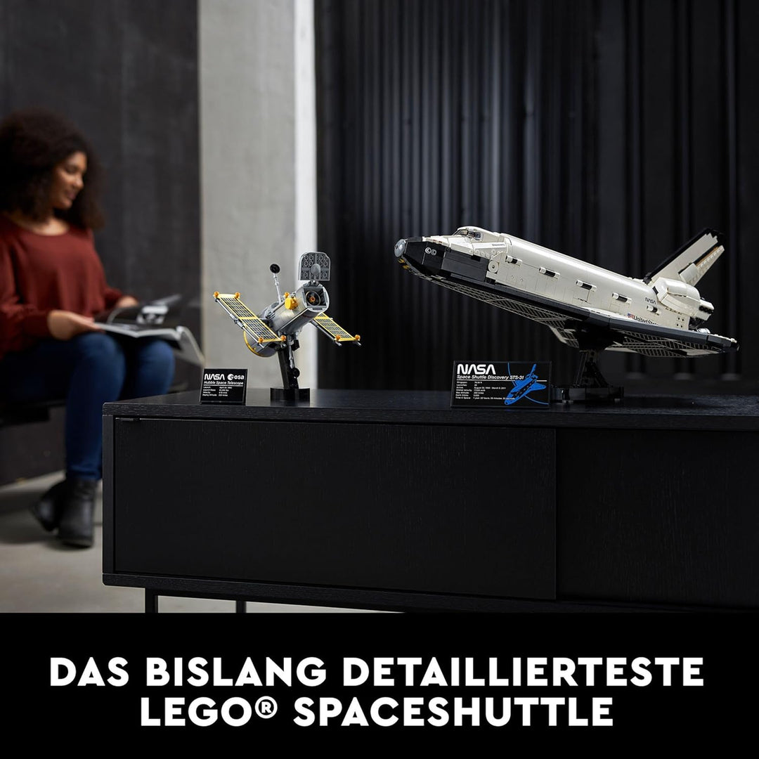 LEGO Icons NASA-Spaceshuttle "Discovery" Raumschiff, Rakete, Set für Erwachsene 10283 Single, Single