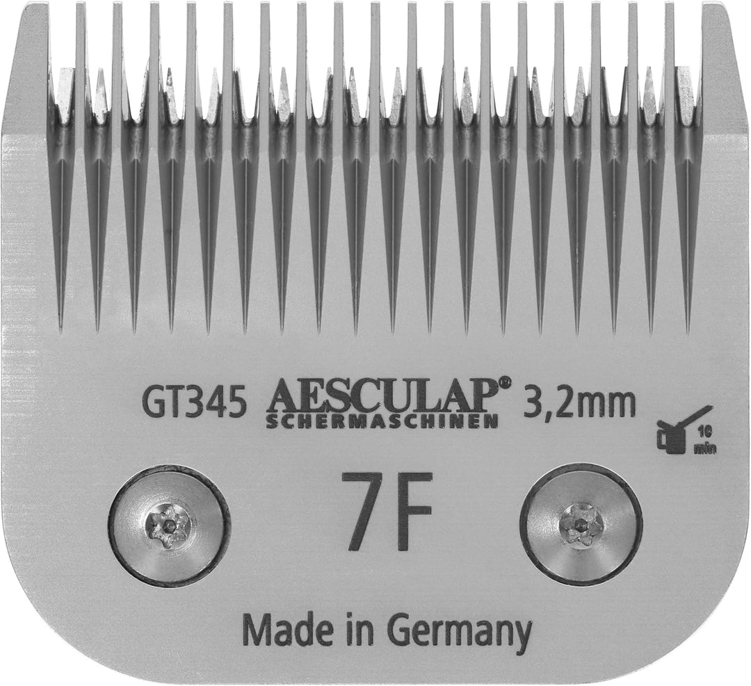Kerbl GT345 SnapOn Aesculap Scherköpfe, 7F Scherkopf, 3.2mm Schnittlänge, 50 Stück