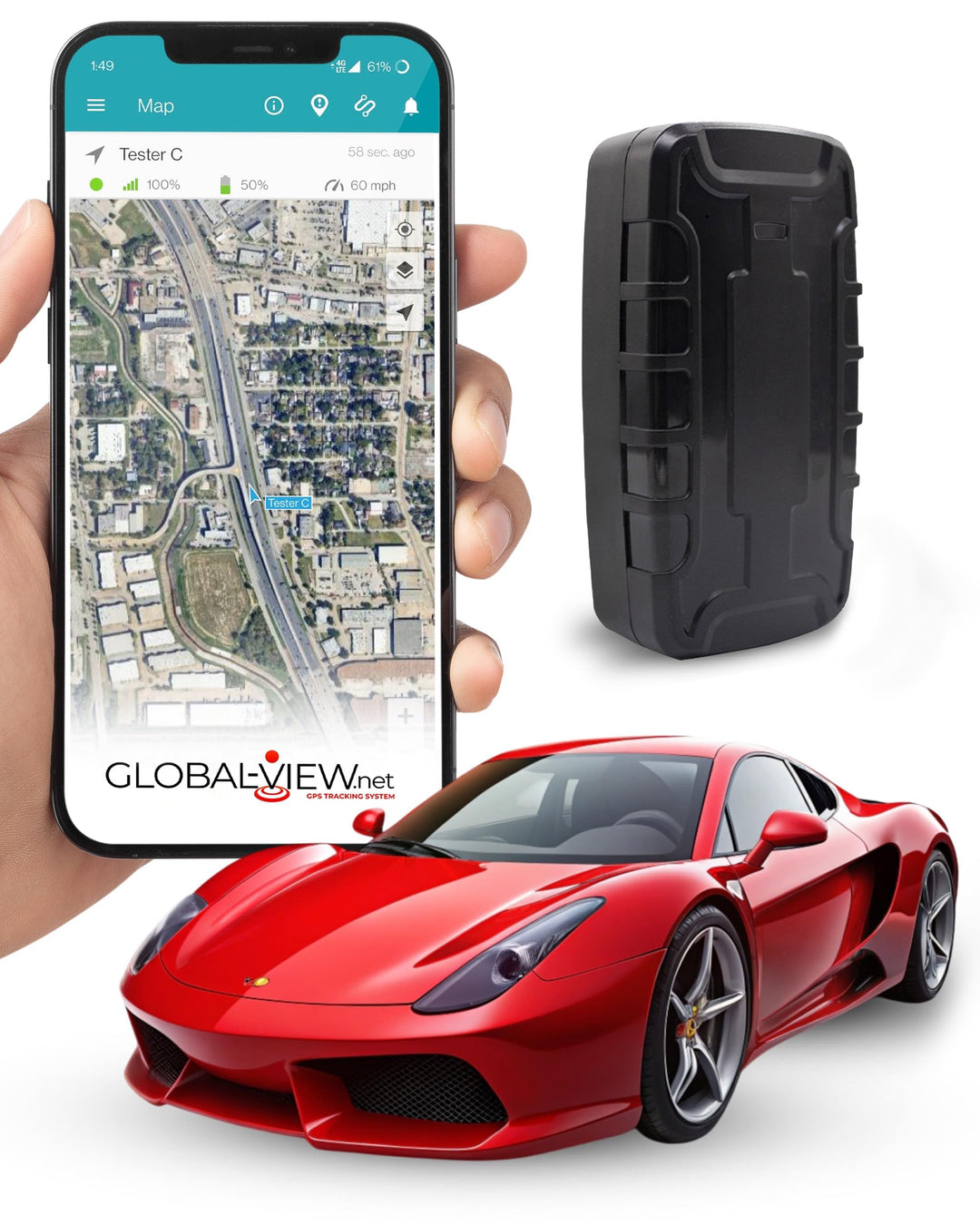 Versteckter magnetischer GPS-Tracker Auto-Tracking-Gerät mit Software (lange Akkulaufzeit) Echtzeit-
