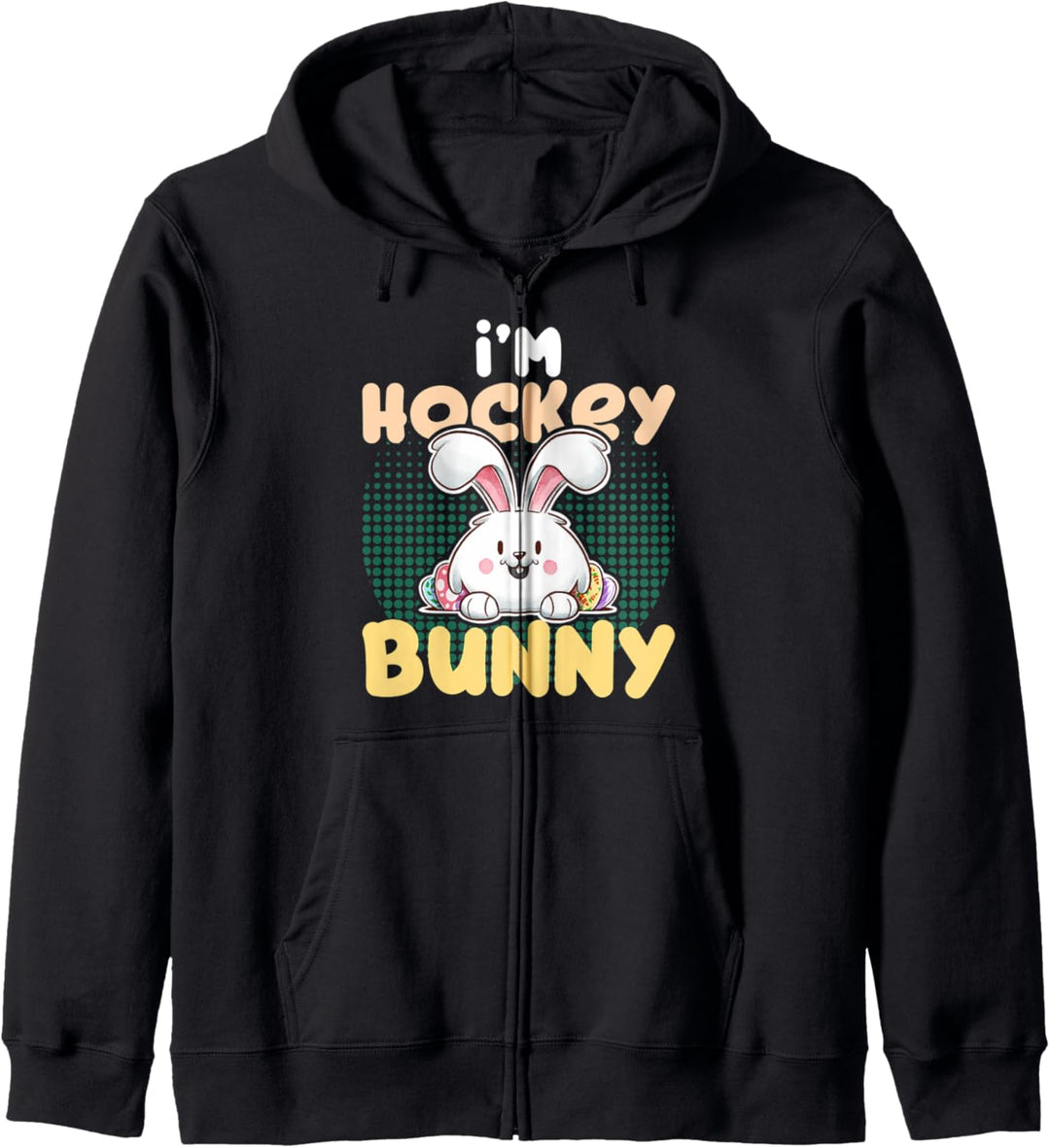 Hockey Bunny Matching Family Easter Day 2021 Kapuzenjacke