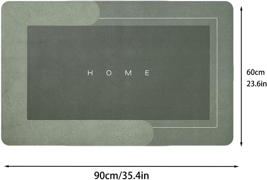 YeahBoom Super Absorbierende Bodenmatte,Schmutzabweisend Bodenmatte Für Bad,Memory-Schaum-Badematten