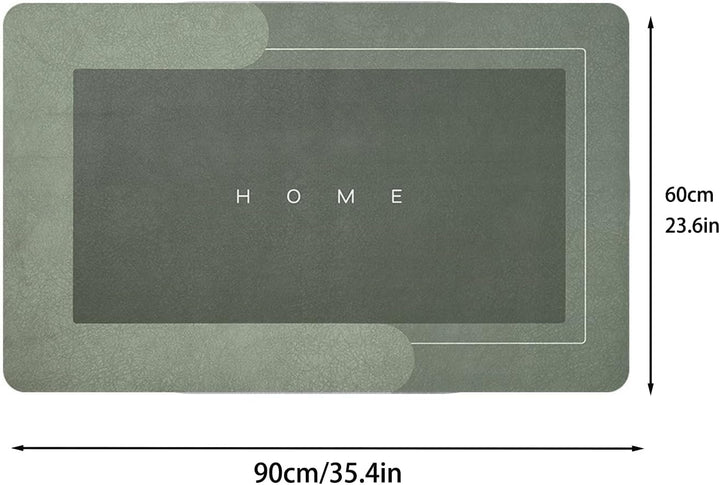 YeahBoom Super Absorbierende Bodenmatte,Schmutzabweisend Bodenmatte Für Bad,Memory-Schaum-Badematten