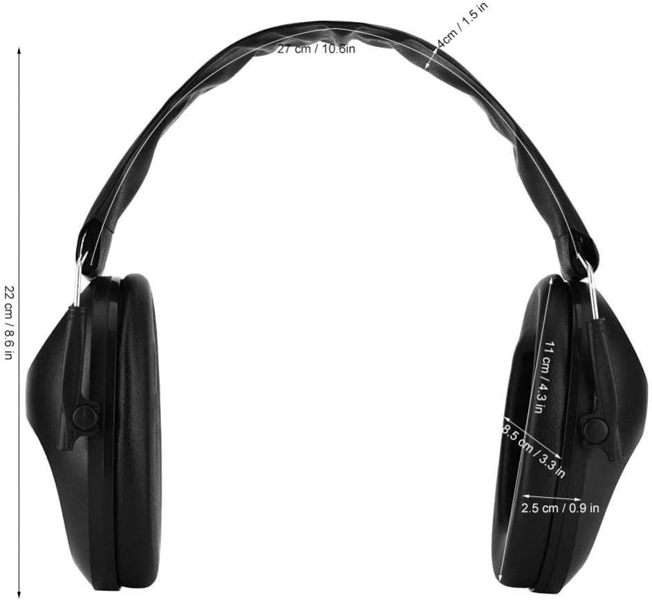 Denash Anti-Interferenz-Ohrenschützer, faltbare Anti-Lärm-Sport-Jagd-Ohrenschützer, Gehörschutz, akt